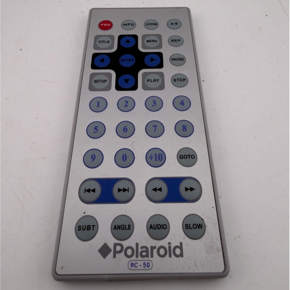 Vintage Polaroid RC-50 Portable DVD Player Remote Control Replacement